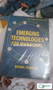 EMERGING TECHNOLOGIES FOR MANAGERS