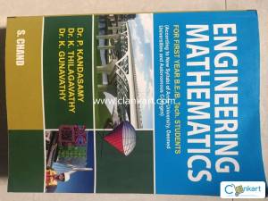 ENGINEERING MATHS BOOK 1ST YEAR FOR ANNA UNIV AND DEEMED CLG BRAND NEW