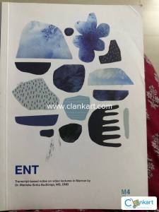 ENT (M4)-Marrow Transcript-Based Notes (from video lectures)