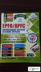 EPFO/APFC by karan chaudhary 6th edition