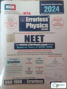 ERRORLESS PHYSICS NEET 2024 FOR 12^th