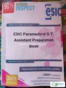 ESIC OT ASSISTANT PREPARATION BOOK