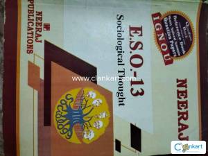 E.S.O 13 Sociological Thought for Sociology mains civil services exam