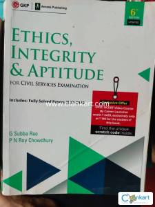 ETHICS INTEGRITY AND APTITUDE BY SUBBA RAO ANDROY CHOWDHURY UPSC EXAMS