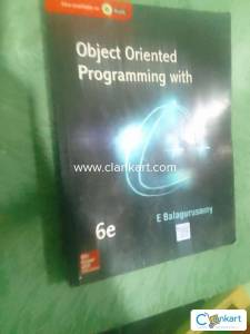 E. Bala gurusamy Object oriented programming with c