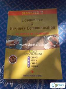 E Commerce and Business Communication