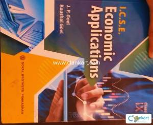 Economic Applications Class IX ICSE by Goyal Prakashan Brothers