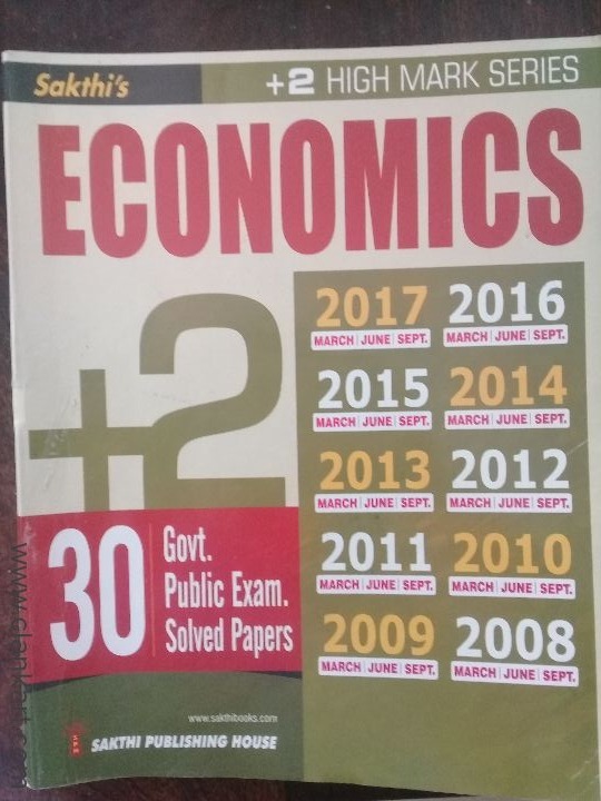 Economic Past Years Papers State Board