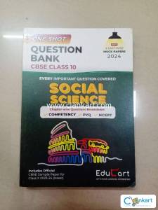 EduCart QuesBank of Social science for Class 10 : NOT AT ALL USED