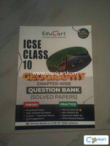 EduCart icse geography class 10 question bank