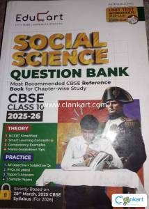 Edu Cart Social Science Question Bank for Class 10