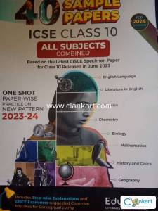Educart 40 sample question papers ICSE Class 10 all subject