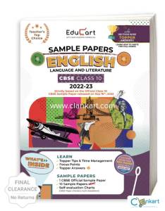 Educart CBSE Class 10 ENGLISH LANGUAGE and LITERATURE Sample Papers