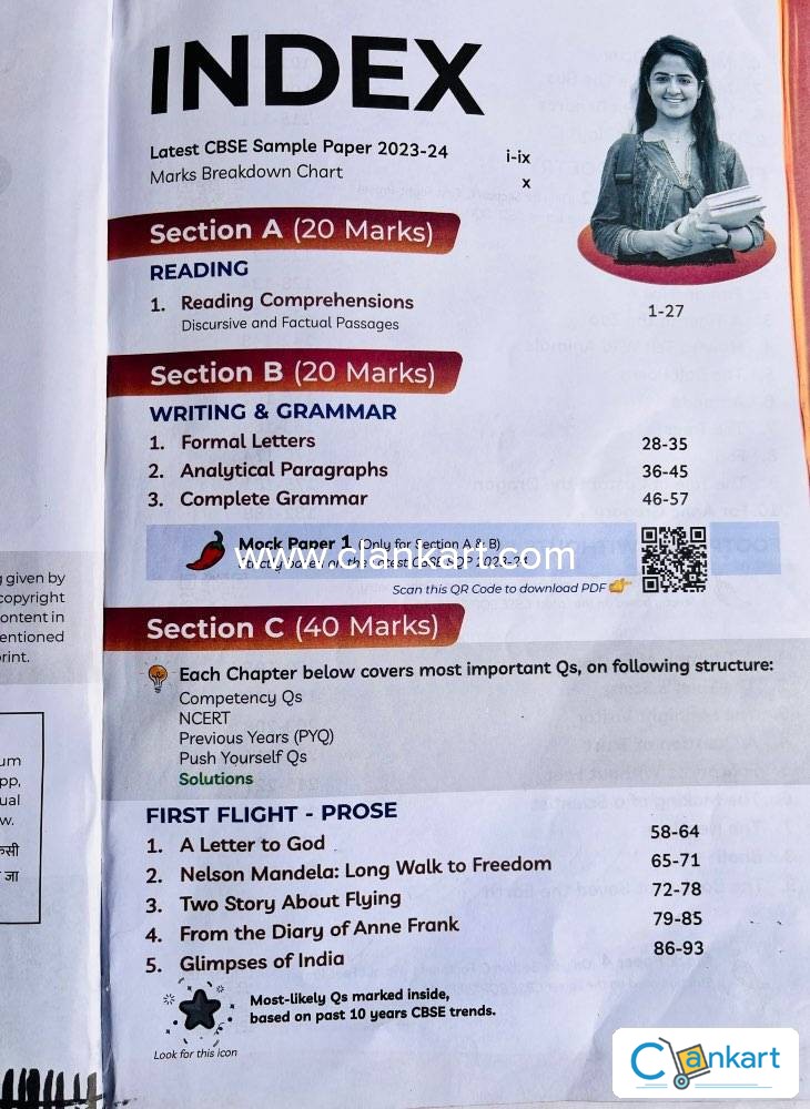 Buy educart cbse class 10 one shot english question bank book in