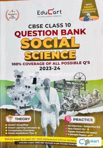 Educart CBSE Class 10 Question Bank Social Science 2023 - 24