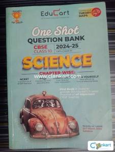 Educart CBSE Class 10 SCIENCE One Shot Question Bank 2024-25