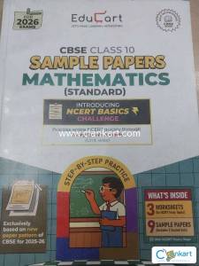 Educart CBSE Class 10 Sample Papers Mathematics (Standard)