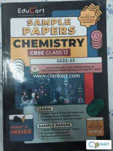 Educart CBSE Class 12 Sample Papers 2022-23 CHEMISTRY