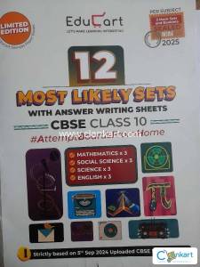 Educart CBSE MOST LIKELY SETS CLASS 10 - prashant kirad