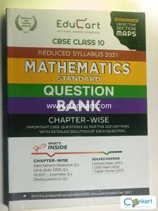Educart CBSE Maths Class 10 Question Bank (Reduced Syllabus)
