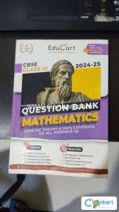 Educart CBSE Question Bank Class 10 Mathematics 2024-25
