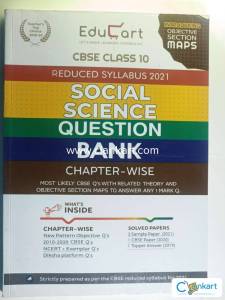 Educart CBSE Social Science Class 10 Question Bank (Reduced Syllabus)