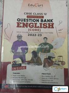 Educart CBSE class 12 Question Bank English (Core)