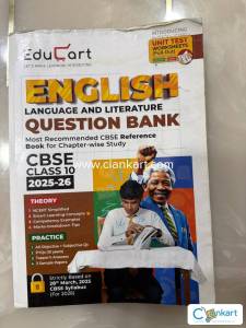 Educart English Question Bank (Class 10) (Pullout Worksheet Unused)