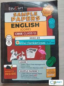 Educart English sample papers class 12 CBSE