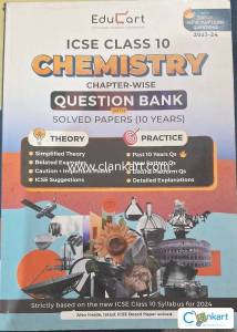 Educart ICSE Class 10 Chemistry Question Bank