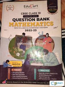 Educart Maths competency pattern book for class 10