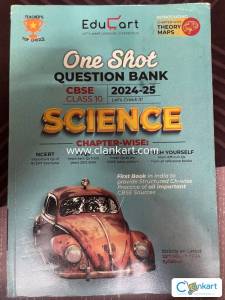 Educart One Shot Science Question Bank Class 10