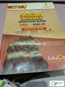 Educart One Shot Social Science Question Bank CBSE class 9