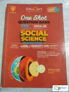 Educart One short  Question Bank Social Science  for class 10