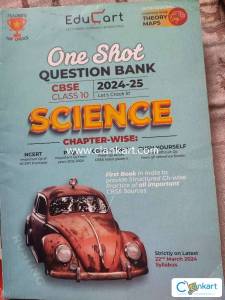 Educart One shot Question bank science chapter wise Class 10 Cbse