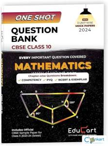 Educart One-shot Question Bank Mathematics CBSE Class 10
