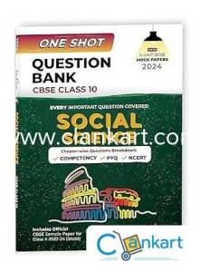 Educart One-shot Question Bank SOCIAL SCIENCE CBSE Class 10 for 2024