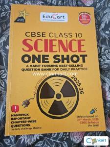 Educart One-shot Science CBSE Class 10 Question Bank 2025-26 on new Sy