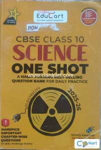Educart Science One Shot Question Bank Class 10