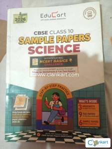 Educart Science (cbse) sample paper Class 10