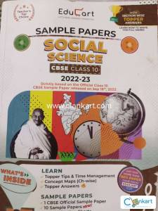 Educart Social science sample papers class 10th