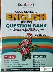 Educart cbse class 12 English (core) Question bank