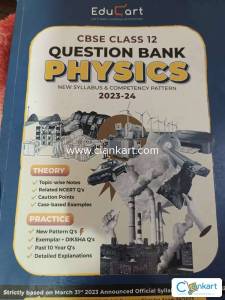 Educart cbse class 12 question bank physics competency based