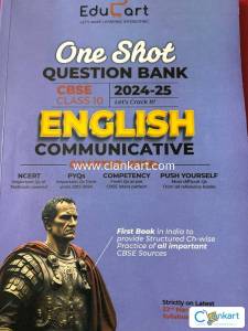 Educart one shot question bank cbse class 10 English communication