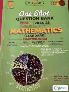 Educart one shot question bank cbse class 10 mathematics standard
