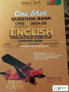 Educart one shot question bank english cbse class 10
