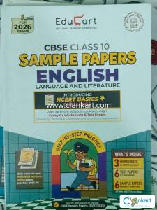 Educart sample paper class 10th English 2026 edition