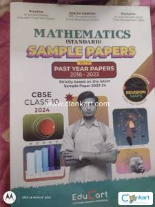 Educart sample paper mathematics for class 10th with past year papers