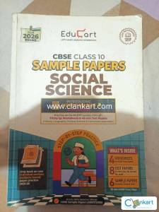 Educart social science (cbse) sample paper Book class 10