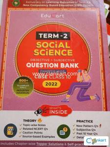 Educart term 2 social science question bank for class 10